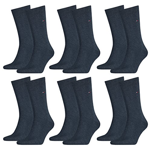 Tommy Hilfiger Herren Classic Business Socken 371111 12Paar, Farbe:Blau;Sockengröße:47-49;Artikel:Socken jeans 371111-356 von Tommy Hilfiger