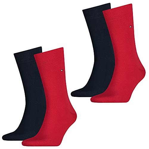 Tommy Hilfiger Herren Classic Business Socken 371111 4 Paar, Farbe:Mehrfarbig, Größe:39-42, Artikel:Socken tommy original 371111-085 von Tommy Hilfiger