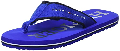 Tommy Hilfiger Herren Flip Flops Classic Beach Sandal Badeschuhe, Blau (Ultra Blue), 40 von Tommy Hilfiger