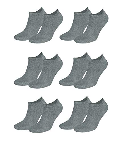 Tommy Hilfiger Herren Classic Sneaker 342023001 6Paar, Farbe:Grau, Größe:39-42, Artikel:Sneaker middle grey mel. 342023001-758 von Tommy Hilfiger