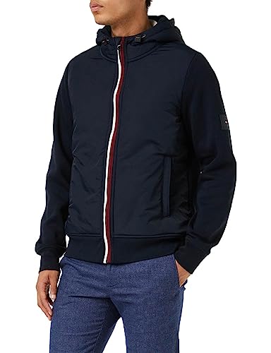 Tommy Hilfiger Herren Hoodie Zipper, Blau (Desert Sky), XXL von Tommy Hilfiger