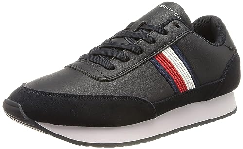 Tommy Hilfiger Herren Runner Sneaker Core Eva Runner Sportschuhe, Blau (Desert Sky), 40 EU von Tommy Hilfiger