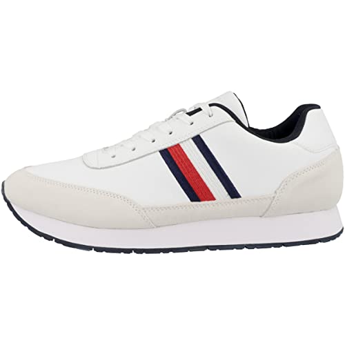 Tommy Hilfiger Herren Runner Sneaker Core Eva Runner Sportschuhe, Weiß (White), 40 EU von Tommy Hilfiger