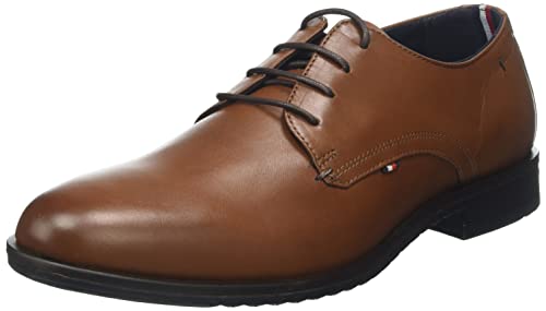 Tommy Hilfiger Herren Derby Schuh Core LTH Business, Braun (Winter Cognac), 40 EU von Tommy Hilfiger