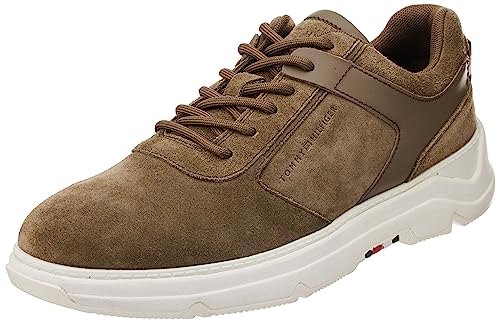 Tommy Hilfiger Herren Hybrid Sneaker Core Schuhe, Grün (Faded Military), 44 von Tommy Hilfiger