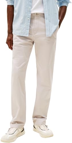 Tommy Hilfiger Men's Core Mercer Essential Twill Mw0Mw40263 Chino, Grey (October Grey), 32W / 34L von Tommy Hilfiger