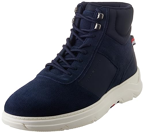 Tommy Hilfiger Herren Low Boot Stiefel Core Hybrid Winterstiefel, Blau (Space Blue), 43 von Tommy Hilfiger