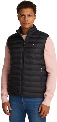 Tommy Hilfiger Herren Core Packable Recycled Vestmw0Mw39989 Weste, Black (Black), XS von Tommy Hilfiger