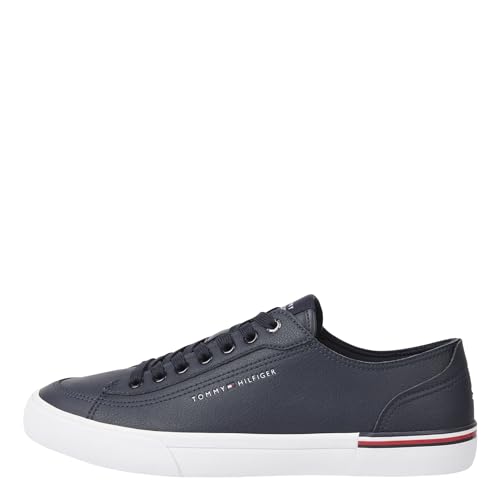 Tommy Hilfiger Herren Sneaker Schuhe, Blau (Desert Sky), 46 von Tommy Hilfiger