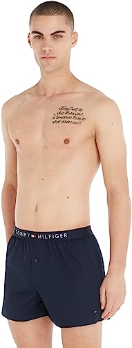 Tommy Hilfiger Herren Boxershorts aus Baumwolle, Blau (Navy Blazer), XL von Tommy Hilfiger
