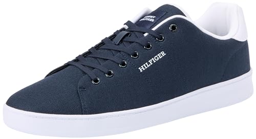 Tommy Hilfiger Herren Cupsole Sneaker Schuhe, Blau (Desert Sky), 46 von Tommy Hilfiger