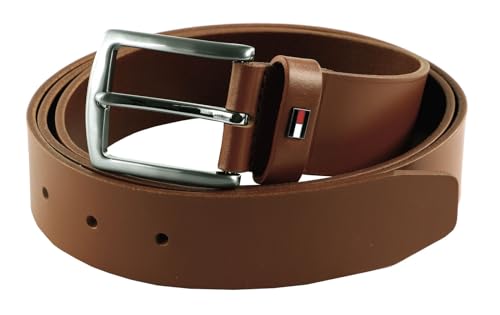 Tommy Hilfiger Herren Gürtel Denton 3.5 BT Ledergürtel, Braun (Cognac), 140 von Tommy Hilfiger