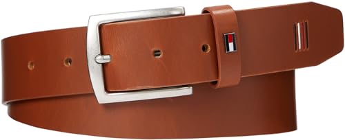 Tommy Hilfiger Herren Gürtel Denton 3.5 Ext Ledergürtel, Braun (Cognac), 125 von Tommy Hilfiger