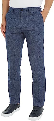 Tommy Hilfiger Herren Hose Chino, Blau (Faded Indigo), 28W / 30L von Tommy Hilfiger