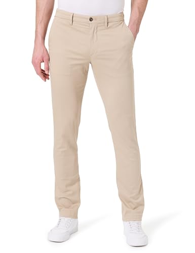 Tommy Hilfiger Herren Denton Printed Structure Mw0Mw37717 Chino, Khaki (Sandalwood), 31W / 32L von Tommy Hilfiger