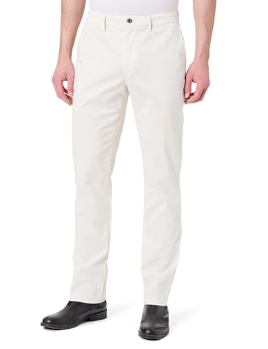 Tommy Hilfiger Herren Denton Printed Structure Mw0Mw37717 Chino, White (Ivory Silk), 32W / 32L von Tommy Hilfiger