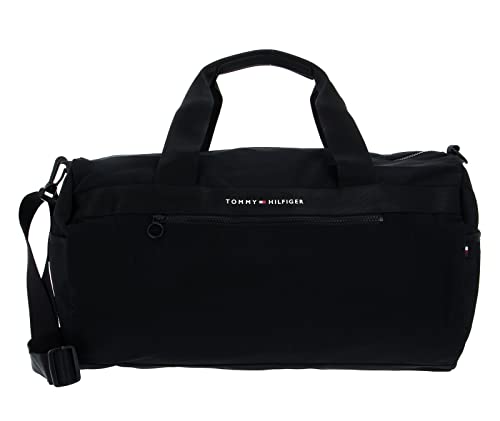 Tommy Hilfiger Herren Duffle Bag Tasche TH Horizon Duffle Handgepäck, Schwarz (Black), Einheitsgröße von Tommy Hilfiger