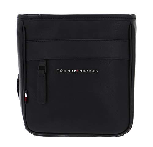 Tommy Hilfiger Herren ELEVATED PU MINI CROSSOVER Taschen, Schwarz, One Size von Tommy Hilfiger