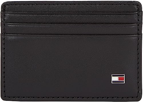 Tommy Hilfiger Herren Geldbeutel Eton aus Leder, Schwarz (Black), Einheitsgröße von Tommy Hilfiger