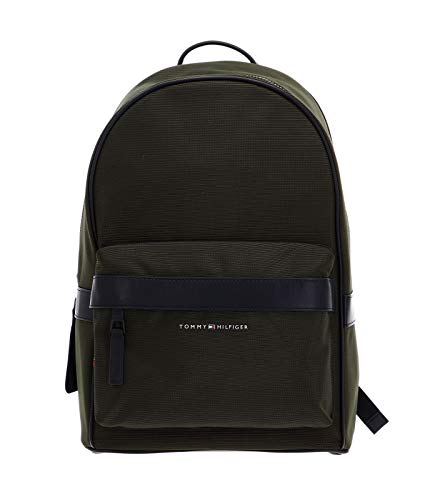 Tommy Hilfiger Herren Erhöhter Nylon-Rucksack Taschen, Tarnfarbe von Tommy Hilfiger