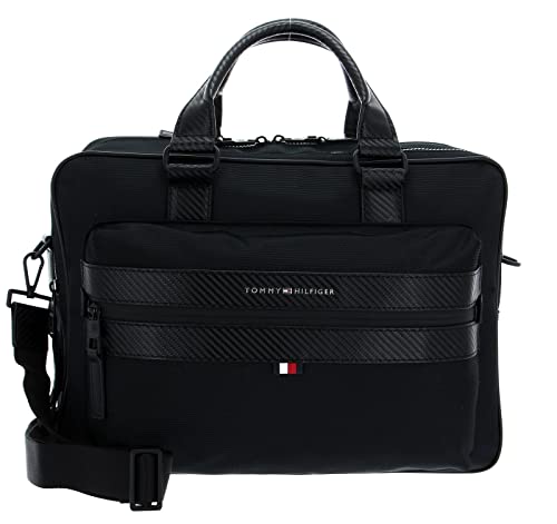 Tommy Hilfiger Herren Erhöhtes Nylon Duffle Bags, Black von Tommy Hilfiger