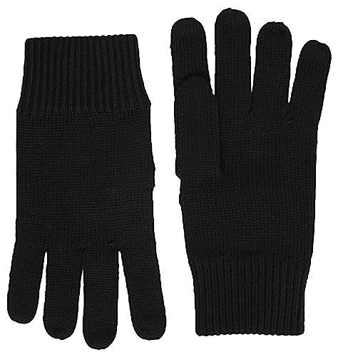 Tommy Hilfiger Herren Essential Flag Knitted Gloves AM0AM11048 Handschuhe, Schwarz (Black), OS von Tommy Hilfiger