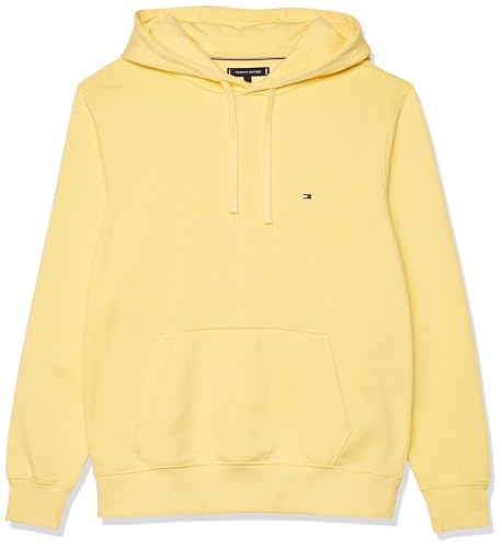 Tommy Hilfiger Herren Essential Terry Hoody Mw0mw37235 Kapuzenpullover, Yellow (Citronella), M von Tommy Hilfiger