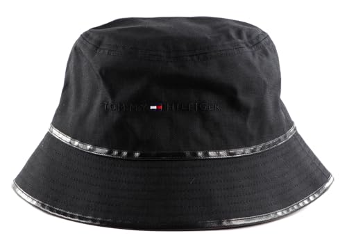 Tommy Hilfiger Herren Fischerhut TH Cordura Bucket Hat , Schwarz (Black), Einheitsgröße von Tommy Hilfiger