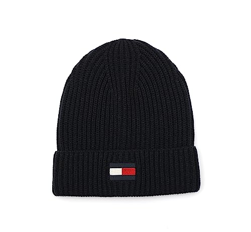 Tommy Hilfiger Herren Fisherman Rib Flag Stickerei Manschette Hut, Wüstenhimmel, Einheitsgröße von Tommy Hilfiger