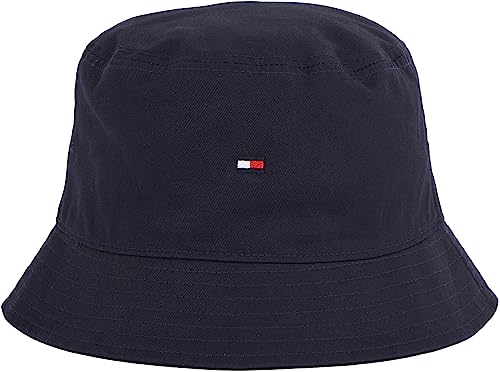 Tommy Hilfiger Herren Fischerhut Flag Bucket Hat , Blau (Desert Sky), Einheitsgröße von Tommy Hilfiger