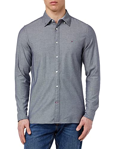 Tommy Hilfiger Herren Hemd Langarm , Blau (Yale Navy), S von Tommy Hilfiger