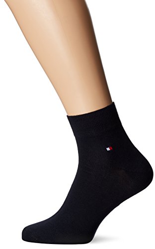 Tommy Hilfiger Herren TH MEN QUARTER 2P Sneakersocken 2 Paar, Blau (Dark Navy 322), 47/50 von Tommy Hilfiger