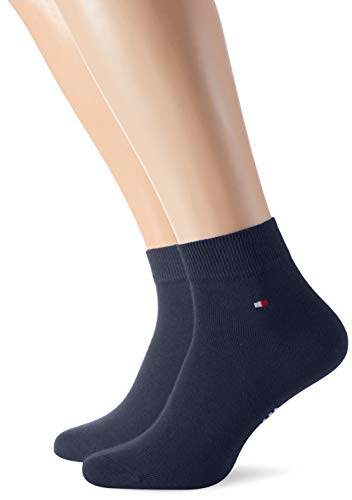 Tommy Hilfiger Herren Quarter Socken, Navy, 47-49 EU von Tommy Hilfiger
