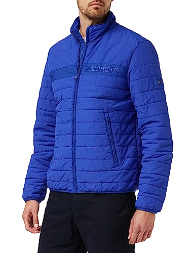 Tommy Hilfiger Herren Jacke Padded Jacket Übergangsjacke, Blau (Ultra Blue), L von Tommy Hilfiger