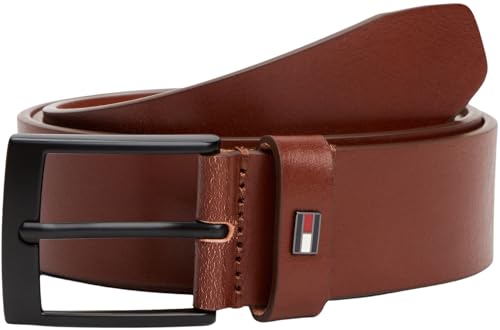 Tommy Hilfiger Herren Gürtel Adan 3,5 cm Ledergürtel, Braun (Winter Cognac), 115 cm von Tommy Hilfiger