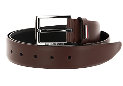 Tommy Hilfiger Herren Gürtel Business 3.5 Ledergürtel, Braun (Dark Chestnut), 80 von Tommy Hilfiger