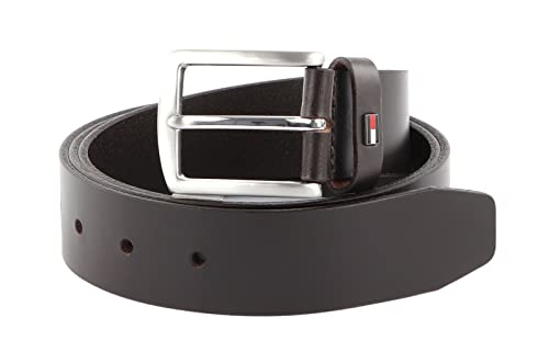 Tommy Hilfiger Herren Gürtel Denton 3.5 Ledergürtel, Braun (Testa Di Moro), 85 von Tommy Hilfiger