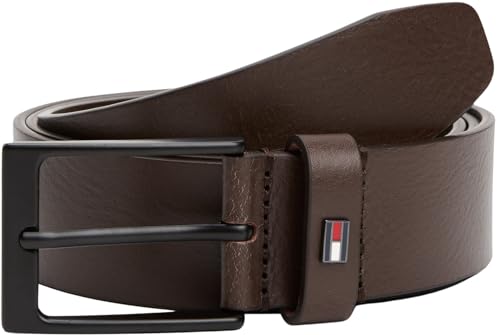 Tommy Hilfiger Herren Gürtel Layton 3,5 cm Ledergürtel, Braun (Testa Di Moro), 85 cm von Tommy Hilfiger