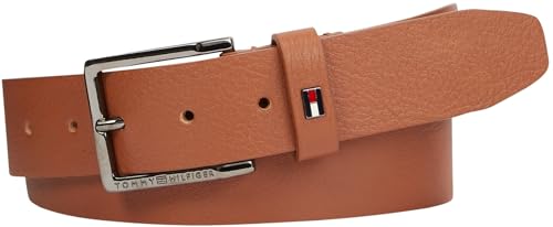 Tommy Hilfiger Herren Gürtel Oliver Ledergürtel, Braun (Cognac), 130 cm von Tommy Hilfiger