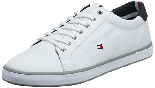 Tommy Hilfiger Herren Sneakers H2285Arlow 1D, Weiß (White), 46 von Tommy Hilfiger