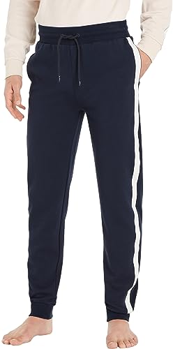 Tommy Hilfiger Herren Jogginghose Baumwolle, Blau (Desert Sky), S von Tommy Hilfiger