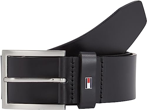 Tommy Hilfiger Herren Gürtel Hampton 4.0 Ledergürtel, Schwarz (Black), 105 von Tommy Hilfiger