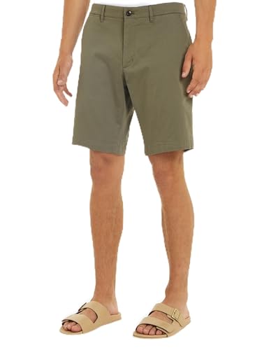 Tommy Hilfiger HARLEM PRINTED STRUCTURE Shorts Herren, Khaki (Army Green), 30W von Tommy Hilfiger