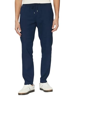 Tommy Hilfiger Herren Harlem Sorona Linen Mw0Mw38801 Chino, Blue (Night Sky), 31W / 30L von Tommy Hilfiger
