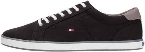 Tommy Hilfiger Herren Vulcanized Sneaker Schuhe, Schwarz (Black), 48 von Tommy Hilfiger