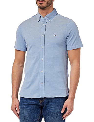 Tommy Hilfiger Herren Hemd 1985 Freizeithemd, Blau (Cloudy Blue), L von Tommy Hilfiger