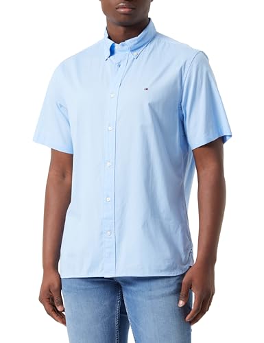 Tommy Hilfiger Herren Hemd Freizeithemd, Blau (Vessel Blue), XL von Tommy Hilfiger