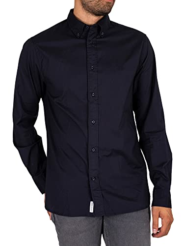 Tommy Hilfiger Herren Hemd Natural Soft Poplin Langarm, Blau (Desert Sky), S von Tommy Hilfiger