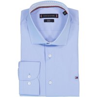 Tommy Hilfiger Herren Hemd blau Slim Fit von Tommy Hilfiger
