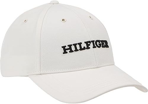 Tommy Hilfiger Herren Cap Basecap, Weiß (Ivory), Onesize von Tommy Hilfiger